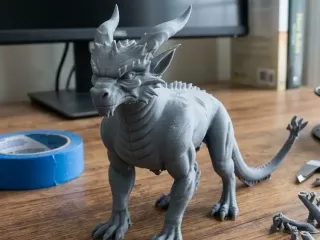 running dragon