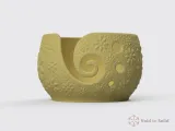 Yarn Bowl | Flower Pattern-5