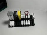 USB Drive Storage with Cap holders (Angled Magnetic Ver)-1