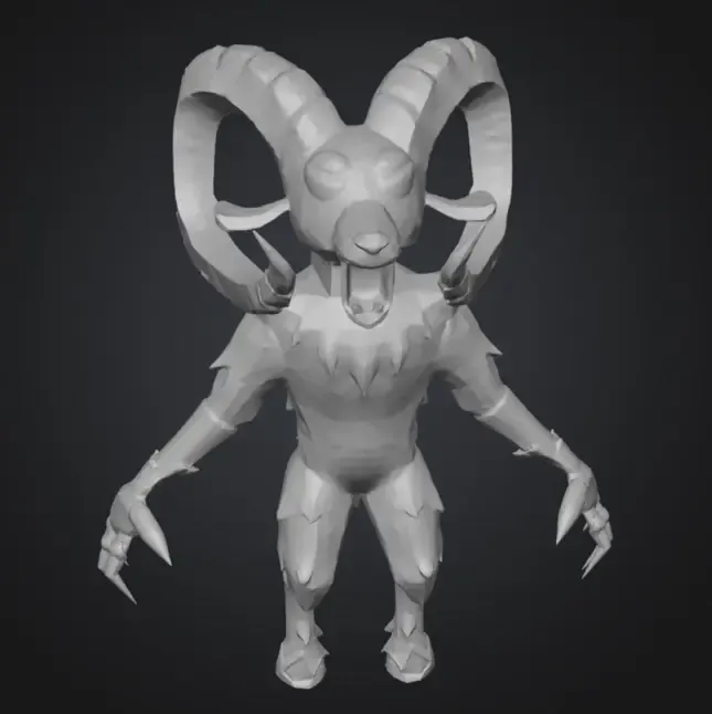 Ram Monster from 99 nights in the forest