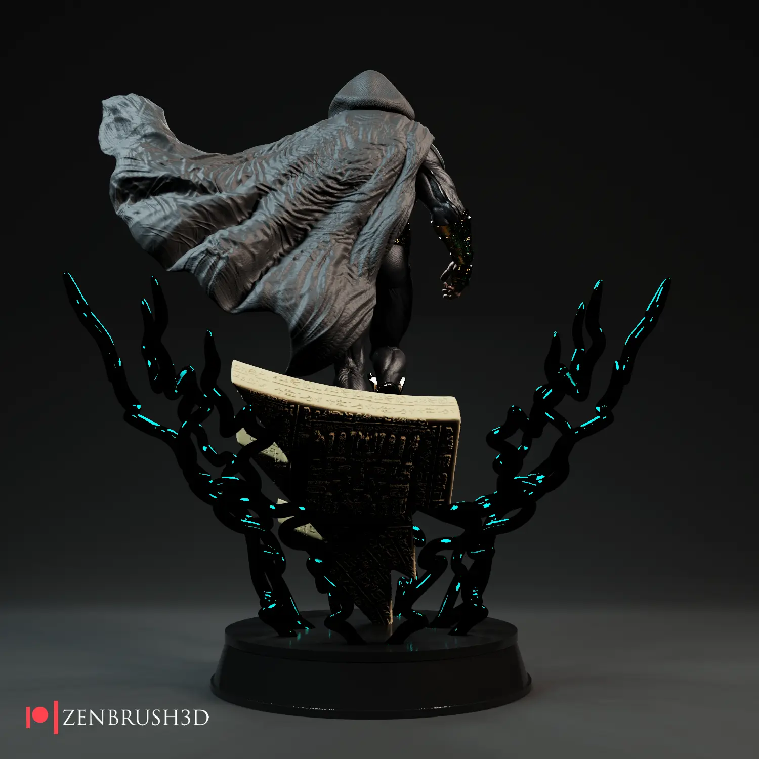 ADAM NOIR MODÈLE D'IMPRESSION 3D STL
