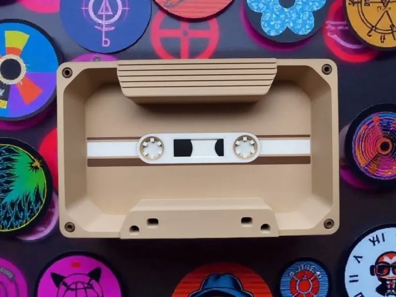 Retro Audio Cassette Tray