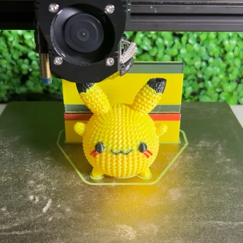 CUTE PIKACHU CROCHET KNITTED - KEYCHAIN & PIGGYBANK