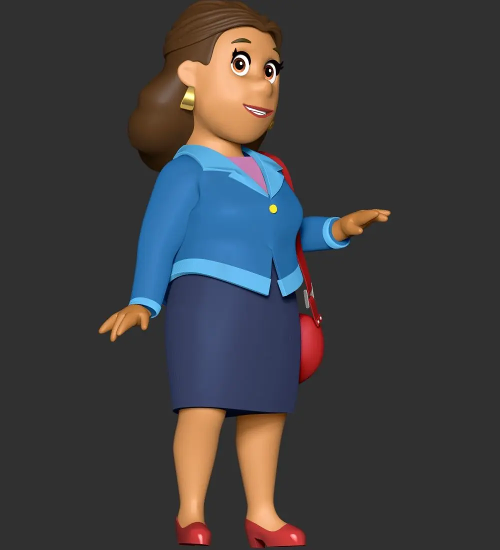 Mayor Goodway Paw Patrol 3d Models Download Creality Cloud