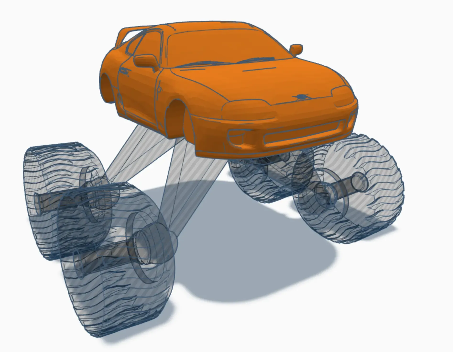 Scrap V1 - The Mini Print In Place Car/Truck/Moon Buggy