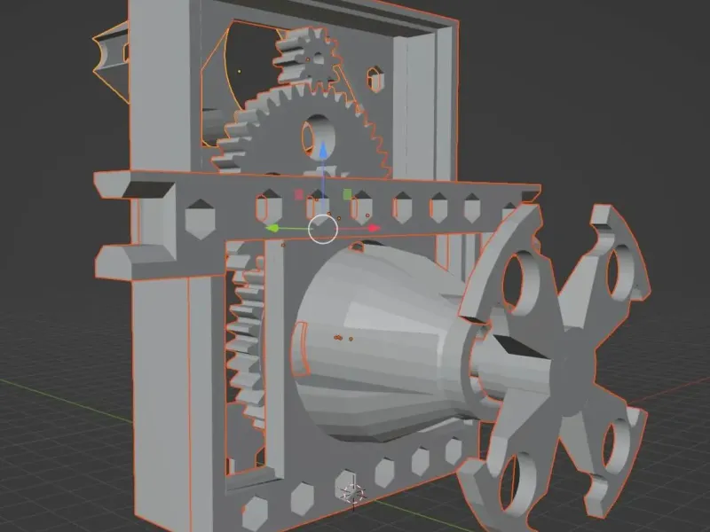 3D Printed Gearbox v1 – RS540 Motor | Tank, Crawler, RC Car