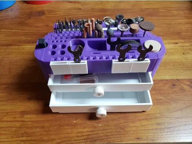 Dremel bit organizer