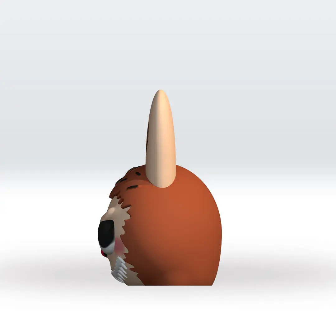 Labubu Head STL file 3D Model Fanart