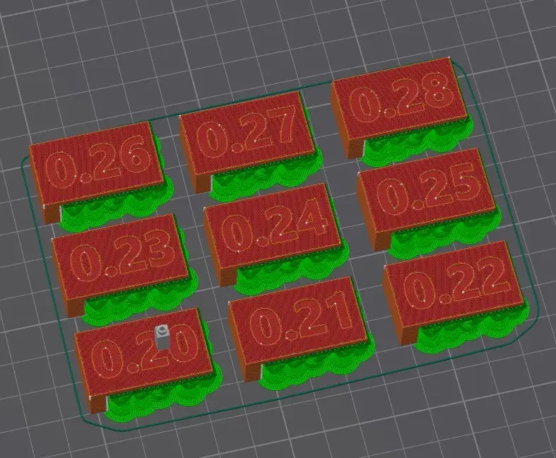 Free Test Models STL Download - Top Z Distance Calibration Testby ...