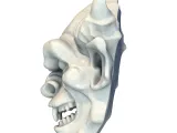 Gargoyle Monster Head – Dark Fantasy Creature Model-3
