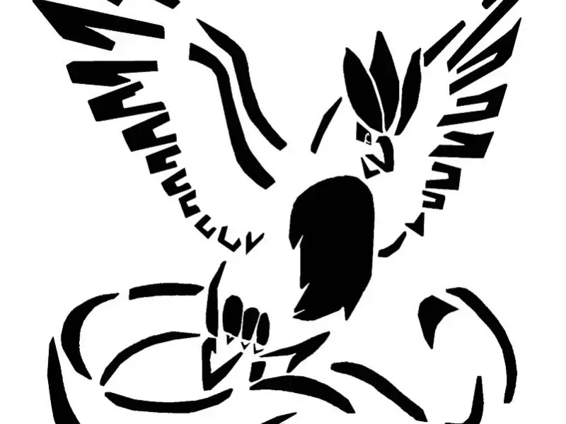 Articuno sjabloon