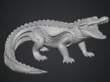 Geometric Crocodile-2