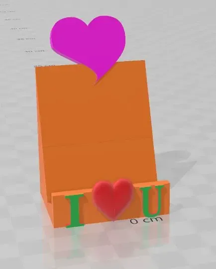 حامل هاتف ذكي على شكل قلب للحب