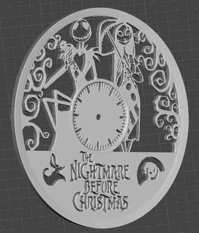 nightmare before christmas clock 2