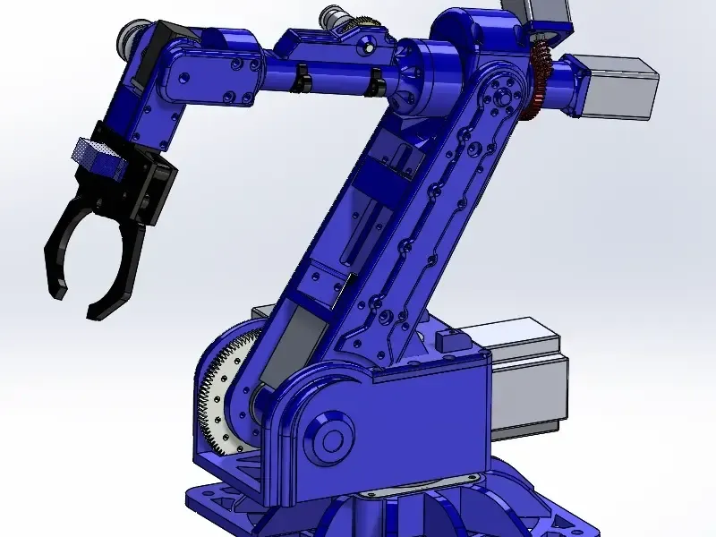 6 axis stepper robot