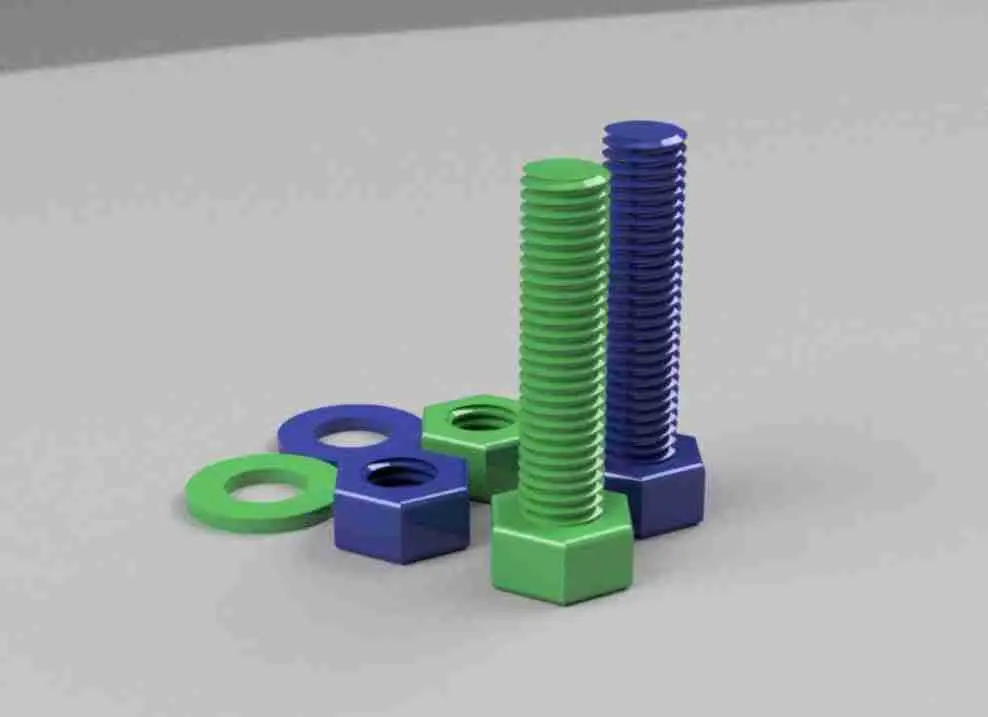 Fasterners Nut Bolt Washer