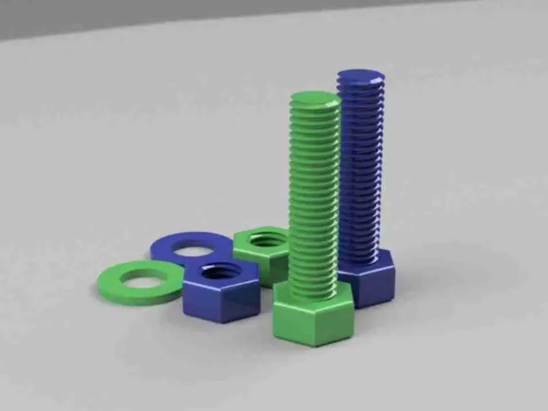  Nut Bolt Washer