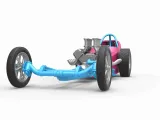 Front engine old school dragster with shell V5 Scale 1:25-2
