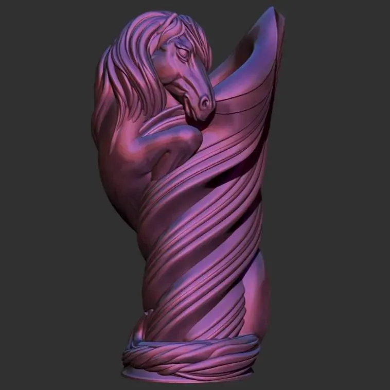 Ваза с лошадкой (vase with a horse)