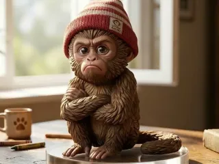 Funny Annoyed Monkey