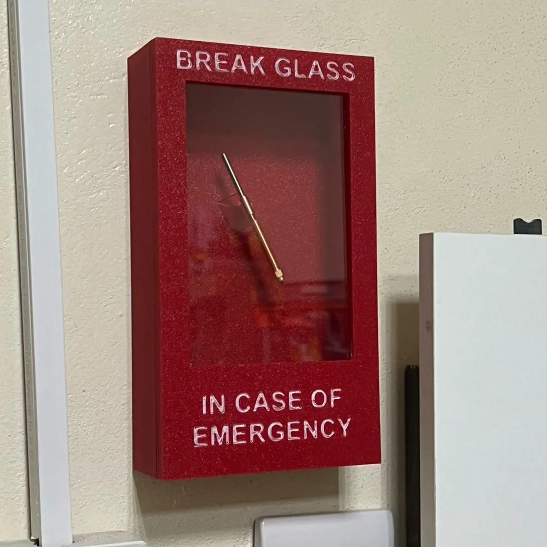3D Printer Files | 3MF File | Break Glass in Case of Emergency — 3D ...