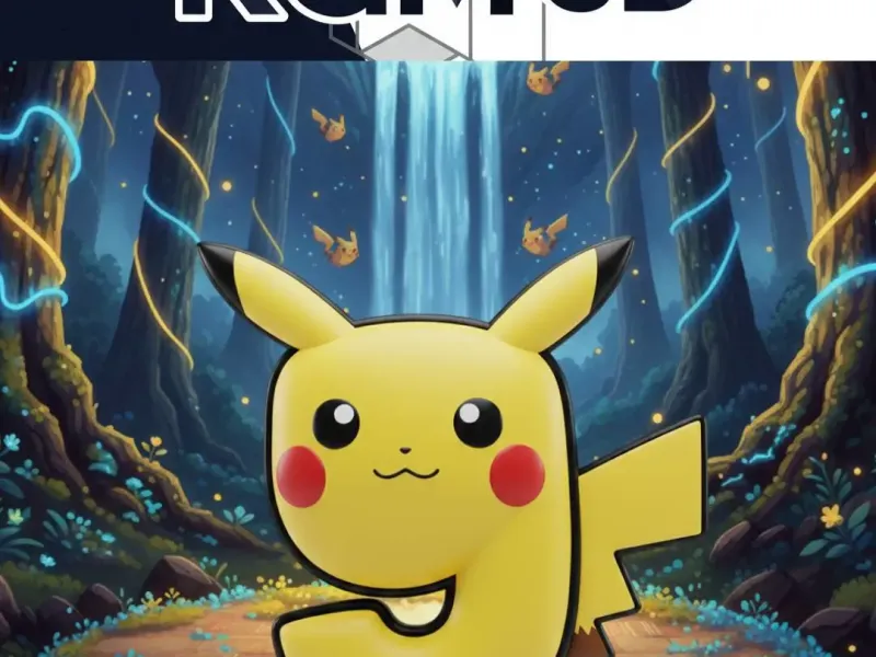 Number 9 -Pikachu Inspired 3D Number Collection