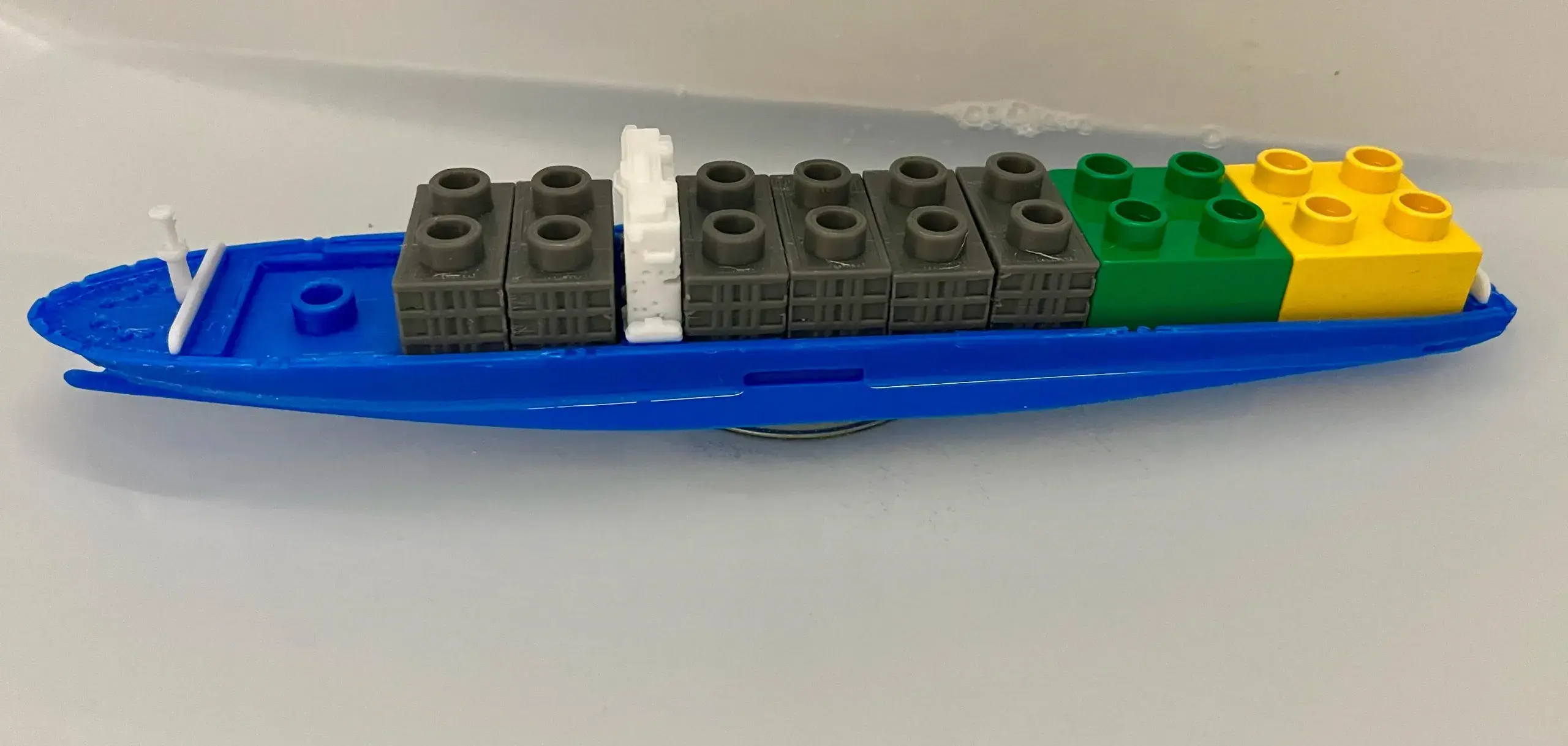 3D Printer Files | 3MF File | Lego Duplo Container Ship (floating & no ...