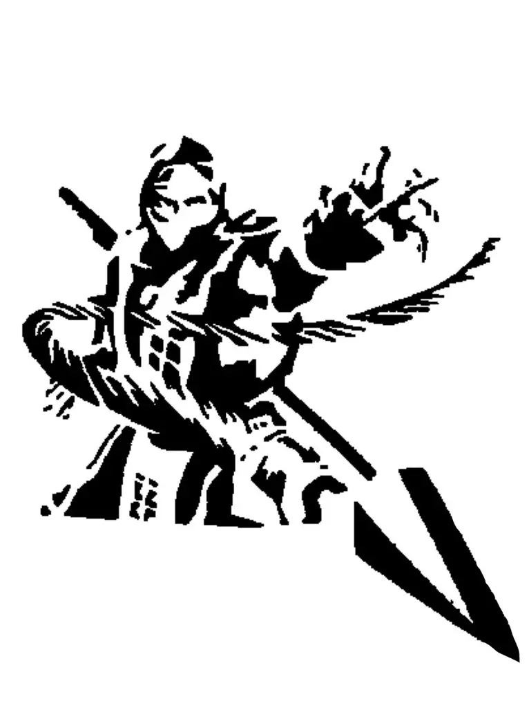 Scorpion stencil