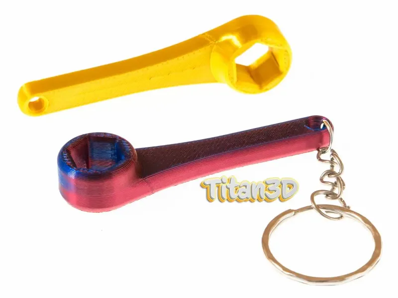 Mini 10mm Keychain Wrench