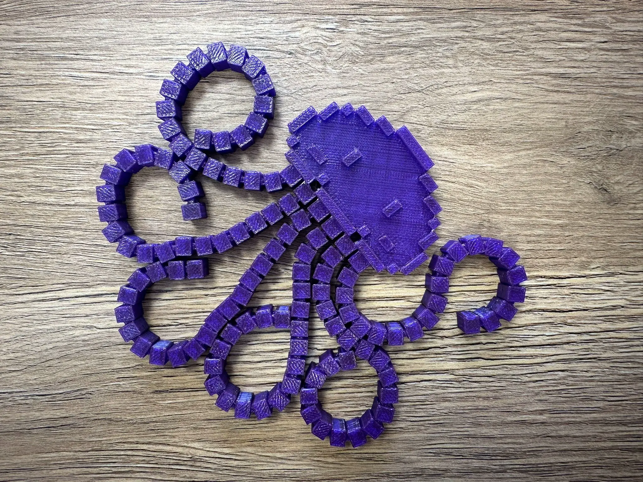 Flexible articulated pixel jellyfish