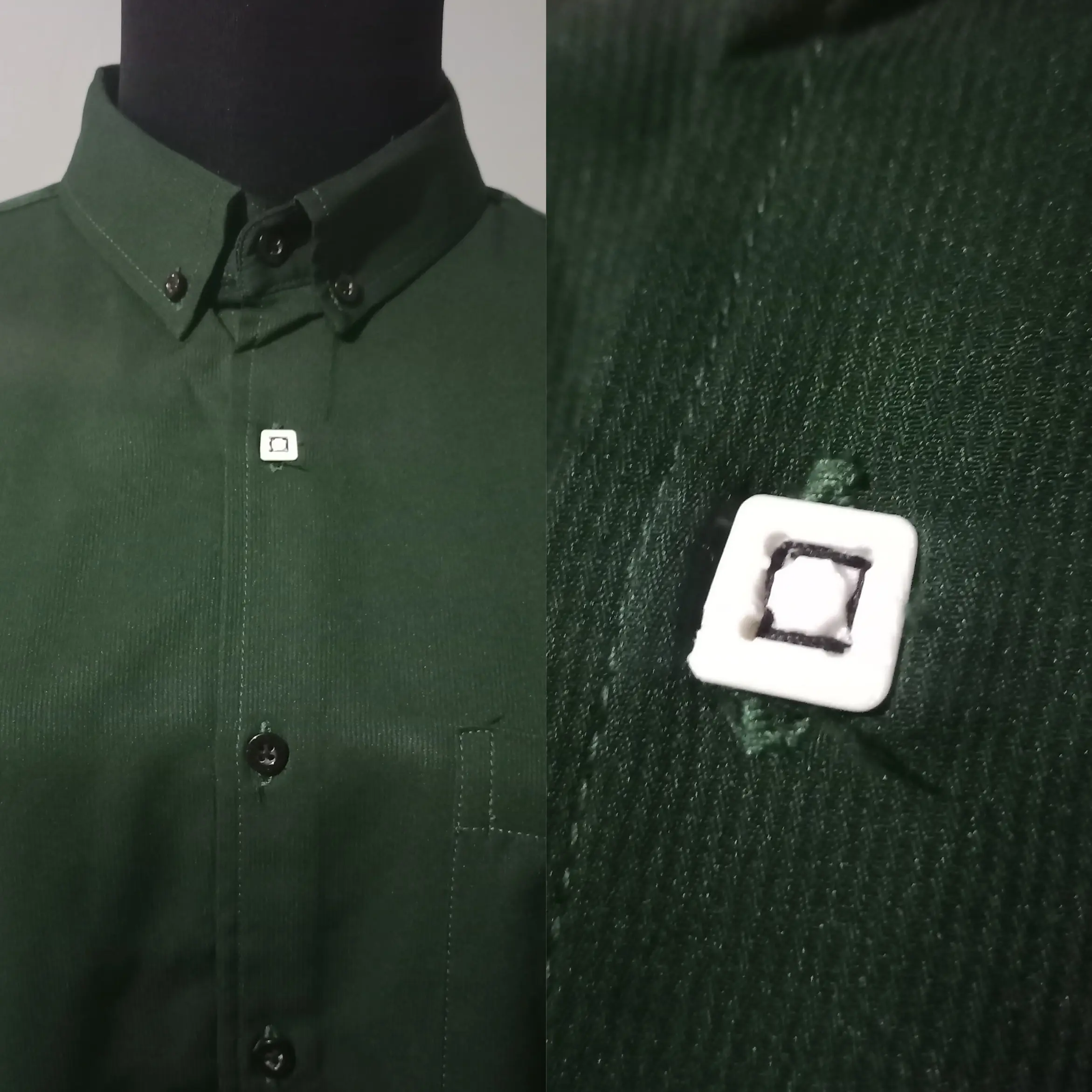 Square & Badge Button