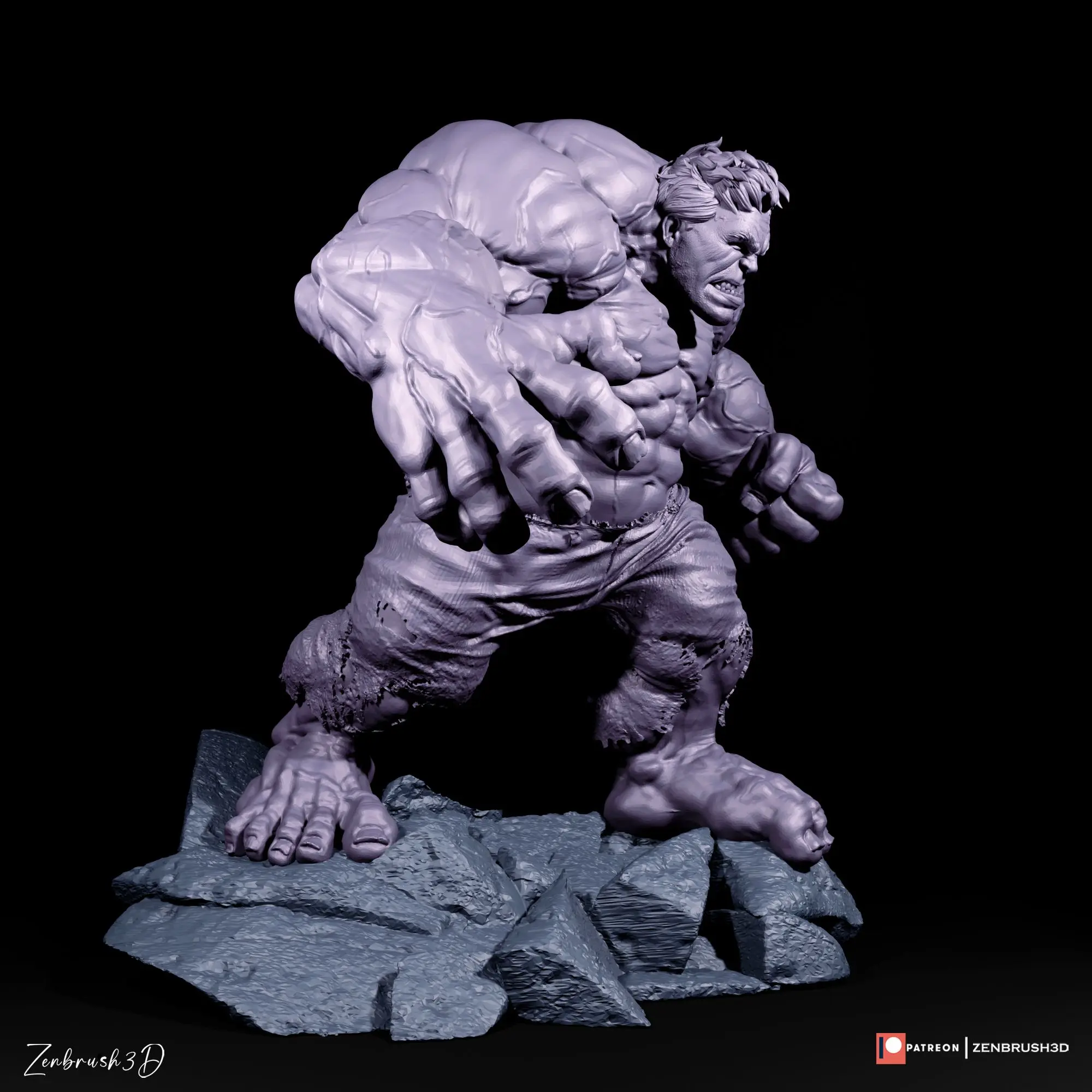 Der Unglaubliche Hulk - Hulk Yoda 3D PRINTING