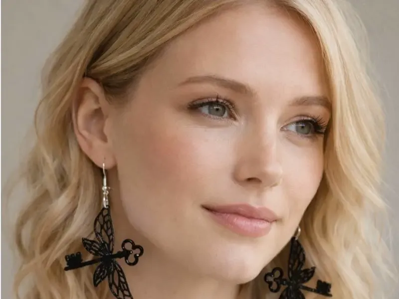 Harry Potter key earrings