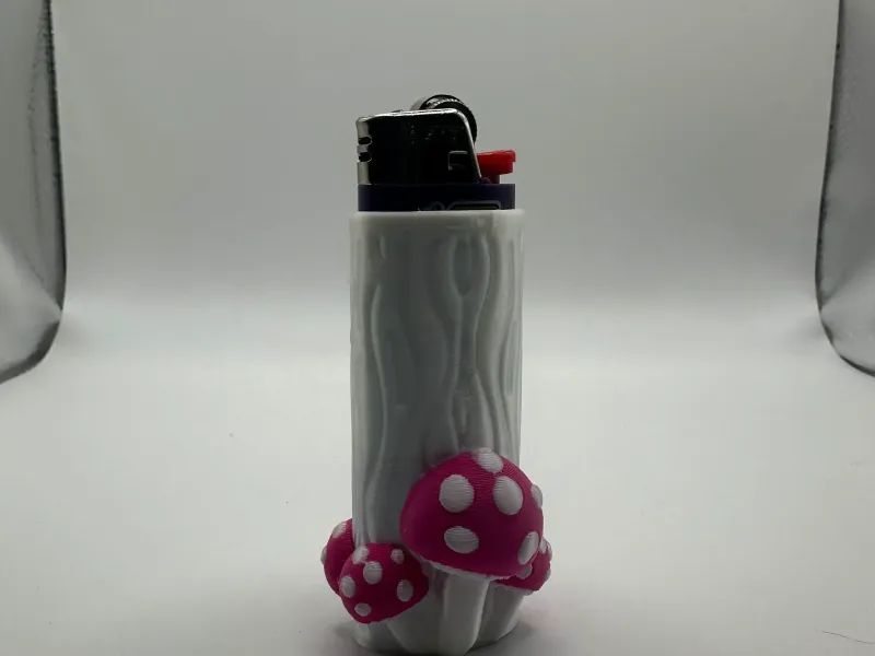 ESTOJO DE ISQUEIRO EM FORMA DE COGUMELO