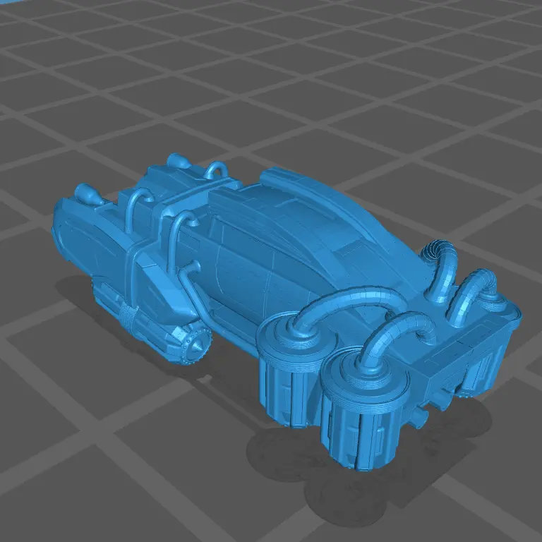SF coche volador con tanques 18 - ciencia ficción ciencia ficción futuro