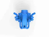 Twin turbo supercharged V8 Engine Version 5 Scale 1:25-3