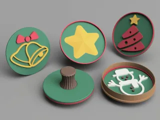 Christmas Cookie cutter and stamp