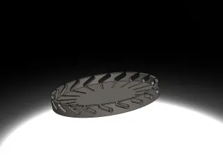 Simple Wide-Base Coaster