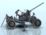 25mm M1940 72-K AA cannon - WW2 terrain diaroma-4