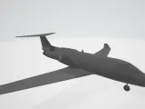 Private Jet Low Poly-1
