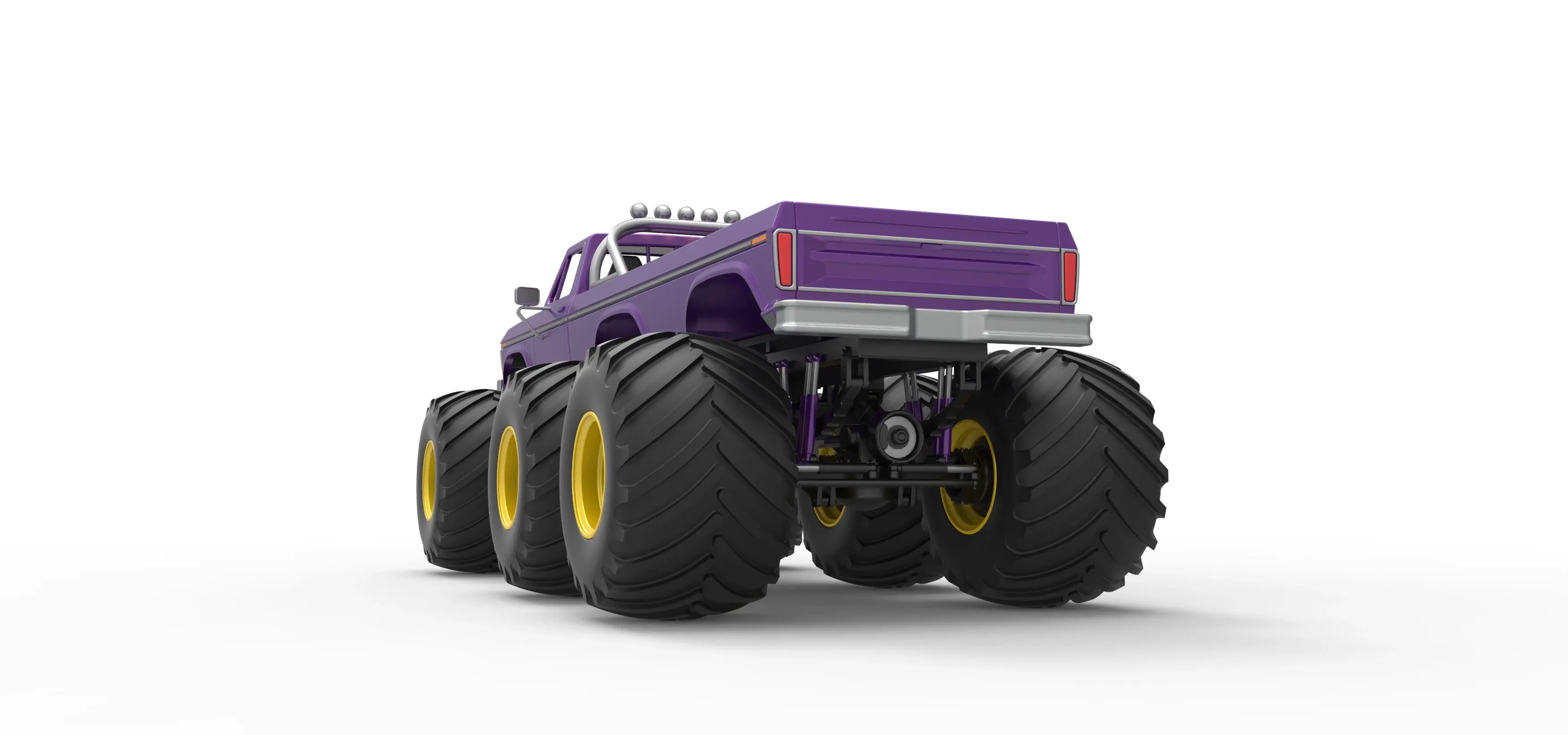 Monster Truck 6x6 concept Version 2 Scale 1:25