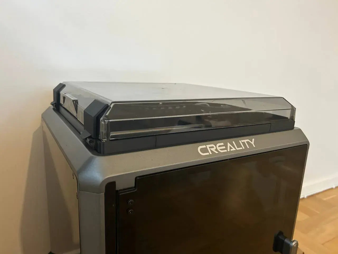 K1/K1C compact lid riser with hinges V2 (Updated)