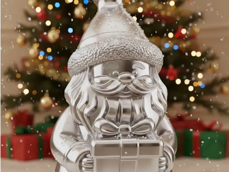 Santa Claus with gifts