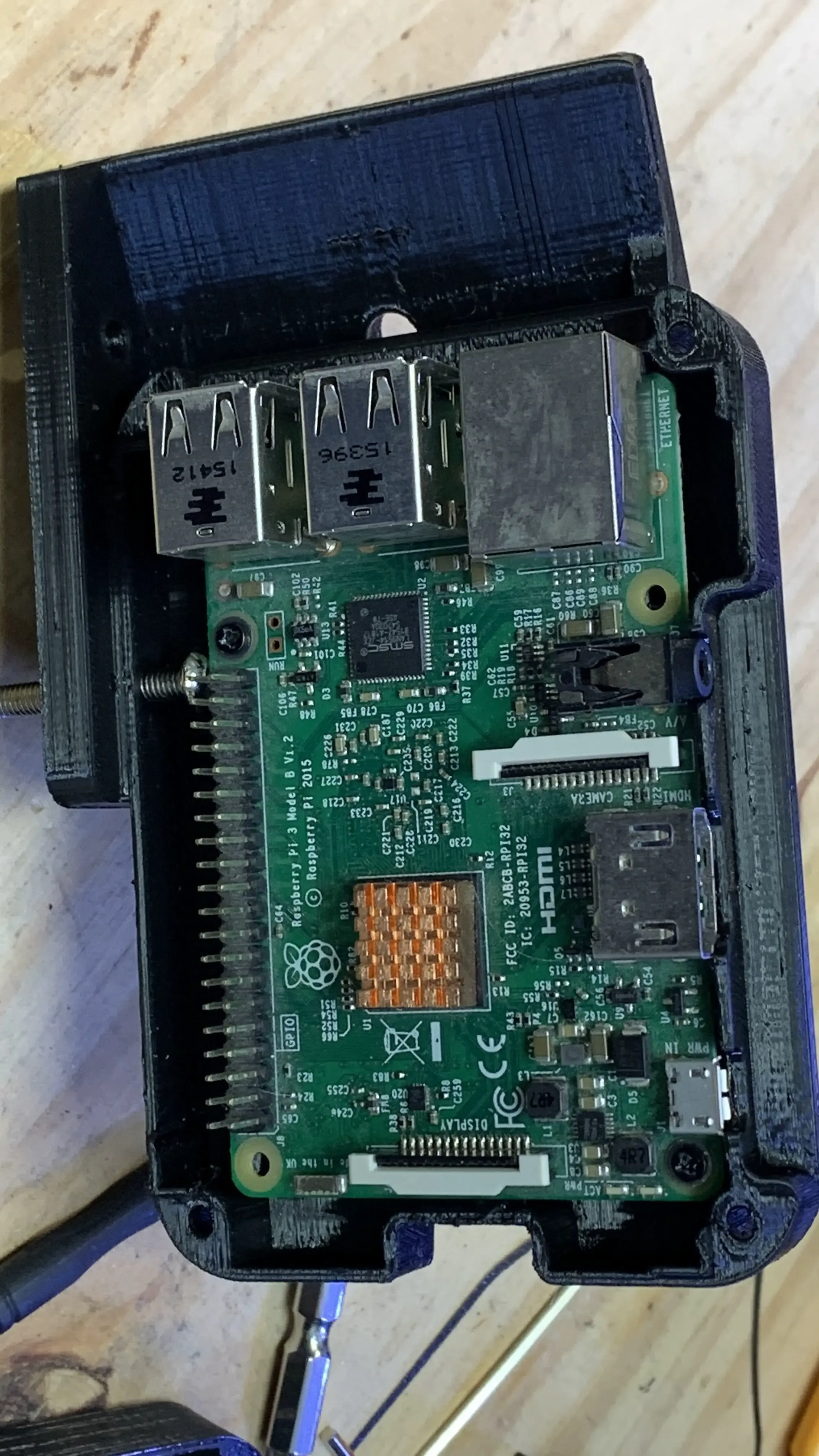 Raspberry Pi Under Stock Display-Ender3 S1