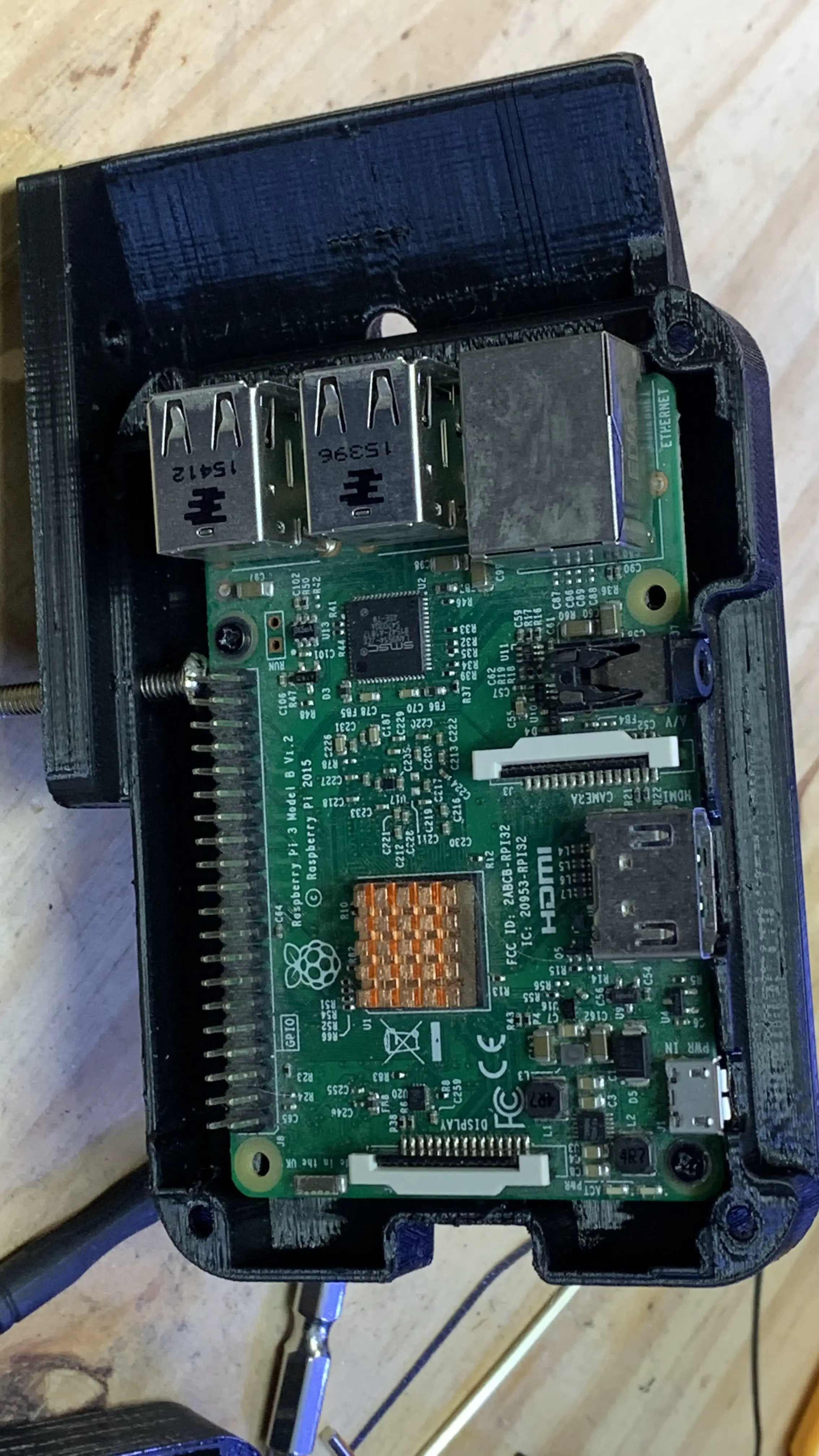 Raspberry Pi Stok Ekranı Altında-Ender3 S1
