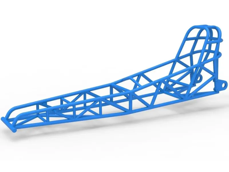 Frame of old school Front engine dragster V7 Scale 1:25