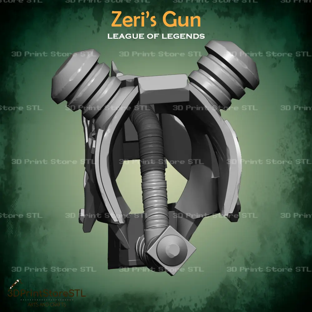 Zeri Gun Cosplay League of Legends - STL File