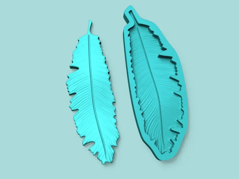 Tropical Leaf - Silicone Mold Maker - Template