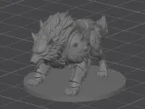 Arctic Wolf Mini for DnD - Magic Series-2