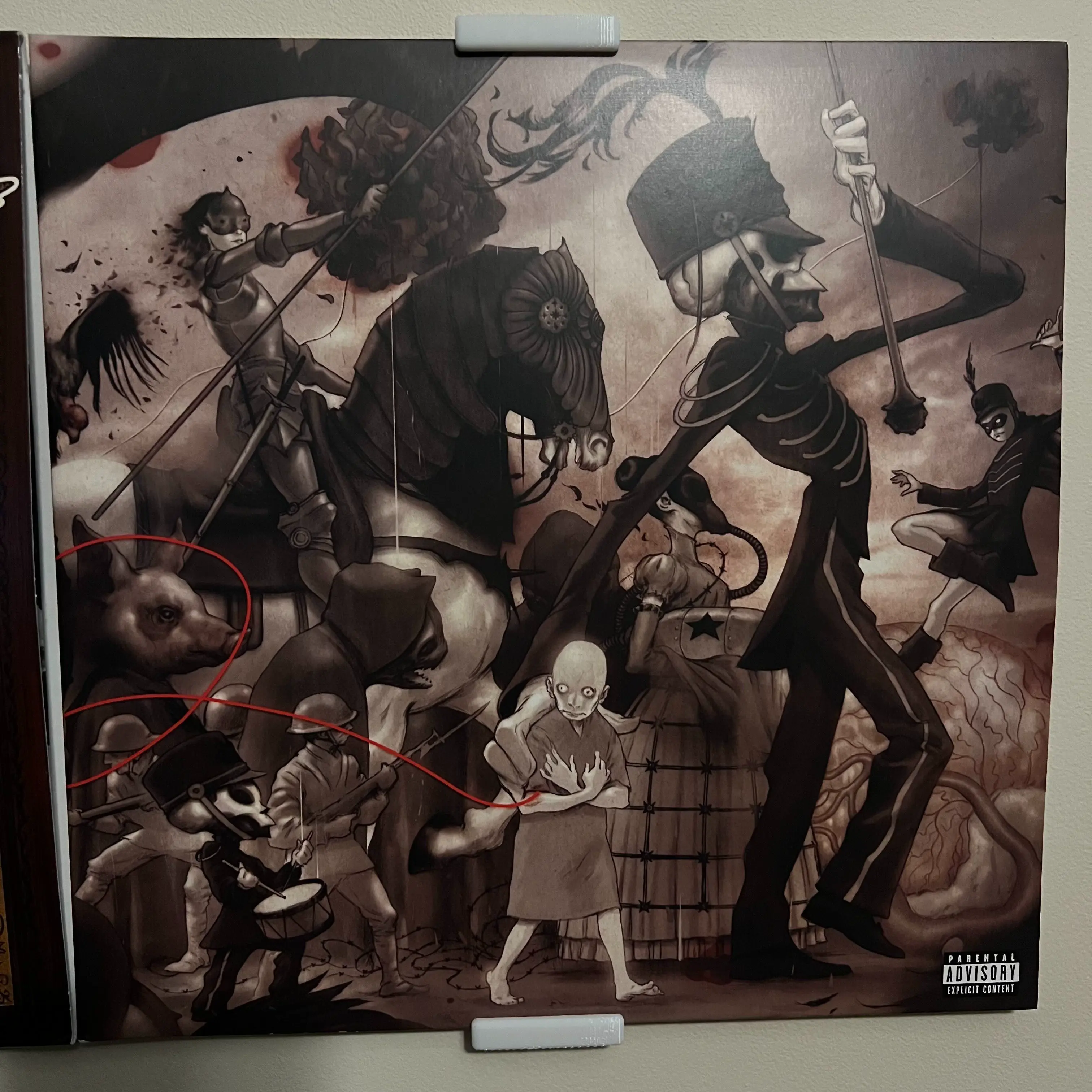 Vinyl Record Wall Display
